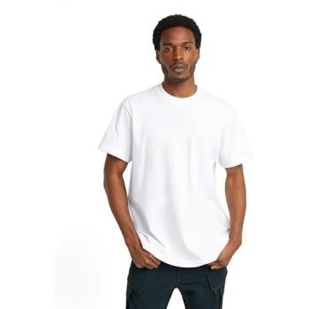 Blanco Casual XXL G-Star Camiseta Flock de Algodón Sostenible