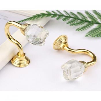 Elegant Drapery Hook Holdbacks - 2pcs Pair