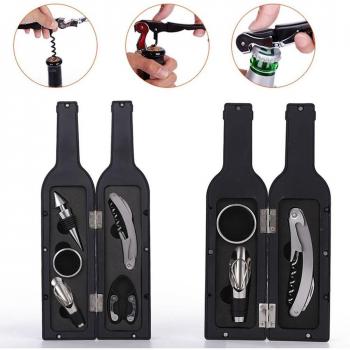 Wine Bottle Opener and Holder Set (3Pcs/5Pcs)