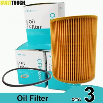 3-Pack Premium Oil Filters 11427512300 for BMW Alpina B3, 325Ci, 330Ci, 330i, 330xi, 530i, 728i/iL, X3, X5, Z