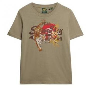 T-Shirt Donna Superdry - Logo Vintage Tokyo