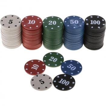 100Pcs Casino Poker Chips