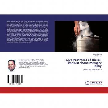 Cryotreatment of Nickel-Titanium shape memory alloy