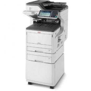 OKI MC853dnct A3 LED‑Farbdrucker MFP – 2 Papierreihen, Unterschrank inklusive
