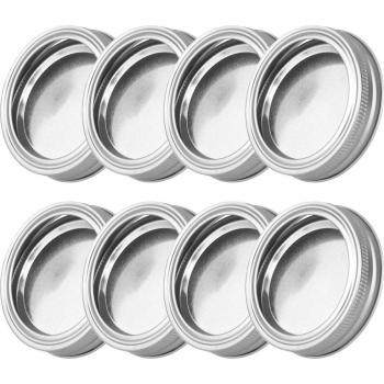 8PCS Wide Mouth Mason Jar Lids 70mm
