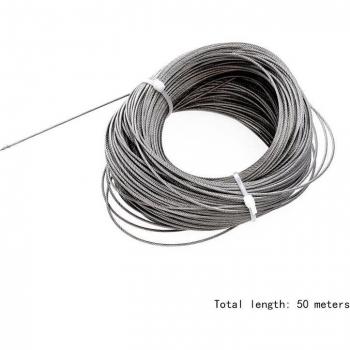 50M Heavy-Duty Stainless Steel Wire Rope for Laundry