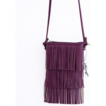 Faux Leather Crossbody Bag