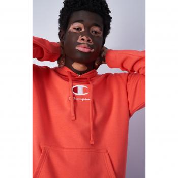 Sudadera con Capucha Champion Hombre Rosa