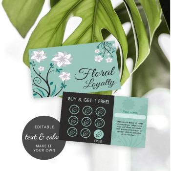 Tarjetas de Recompensa Minimalistas para Estéticas