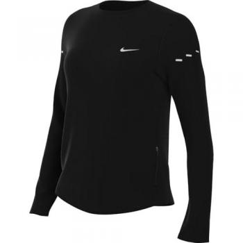 Nike SwiftDF UV Long Sleeve Running Top Damen – Schwarz, Größe L