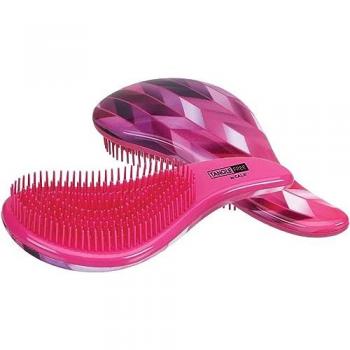 Cala Cepillo Anti-Enredos Rosa Fucsia Chevron