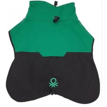 Benetton Impermeable Para Perro Verde 35 cm – Protección Total contra la Lluvia
