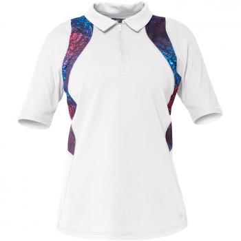 Elegant White Polo – Lija Women’s Finesse