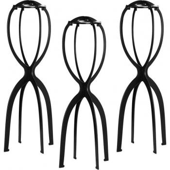 Wig Stand Trio - Travel-Friendly Flexible Holders
