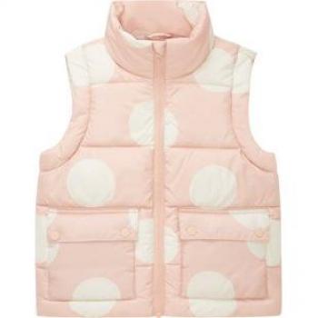 TOM TAILOR Big Dots Weste Offwhite