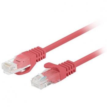 Lanberg 1m Cat6 U/UTP Network Cable - Red