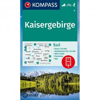 KOMPASS Wanderkarte 9 Kaisergebirge 1:50.000