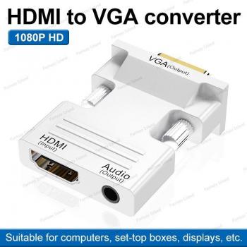 Convertidor HDMI hembra a VGA macho 1080P