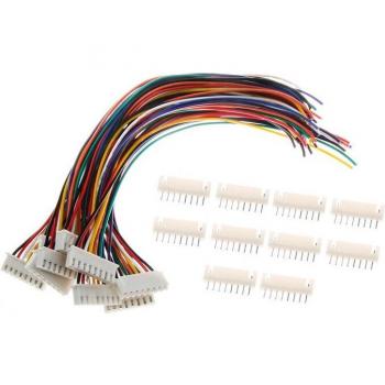 XH 2,54 mm Anschlusskabel für JST‑Stecker (Männisch/Weiblich) – 15 cm, 26AWG