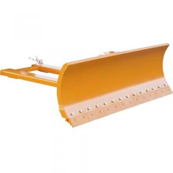 Eurokraft Pro Schneeschieber für Gabelstapler, mit Federklappschare, Schildbreite 2100 mm