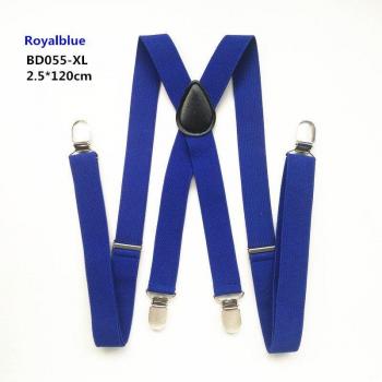 Adjustable Clips Hosenträger in Royablau