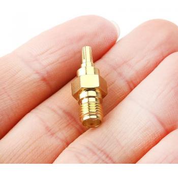Adaptateur Coaxial CRC9 Mâle à SMA Femelle RF Droit Y98E