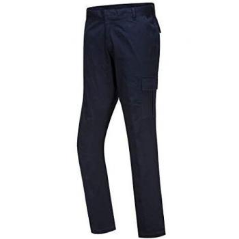 Pantaloni Combat Stretch Slim Fit Blu Navy