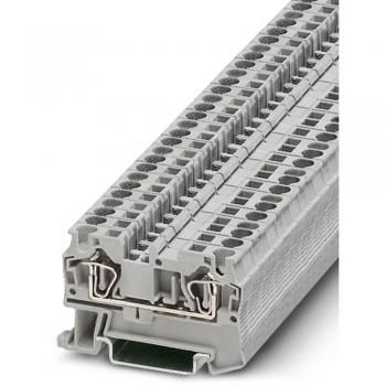 ST 4 WH White Feed‑Through Terminals, 50‑Pack, 0.08‑6 QMM