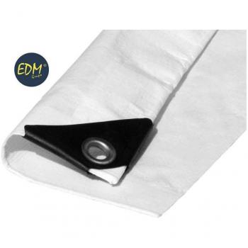Toldo 5x8m de cara dupla color blanco densidad 90g/m² EDM