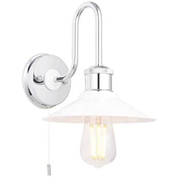 Clear Loops Fisherman Wall Light – IP44, Chrome Plated