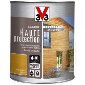 LaTeinte V33: lasure à haute protection intemporelle pour chêne clair (satin) – 1 L