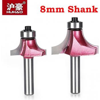 HUHAO 8mm Round-Over Router Bit for Woodworking