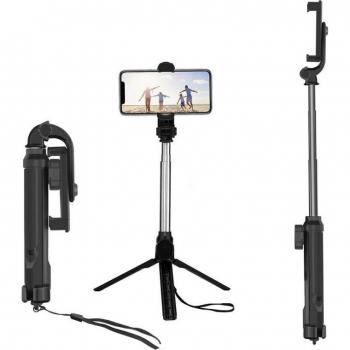 Extendable Wireless Selfie Stick Tripod with Remote for Mobile Phones