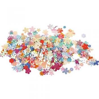 Sequins floraux 5-20 mm, 10 g