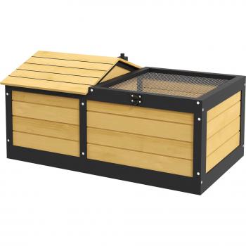 Pawhut Wooden Tortoise Shelter