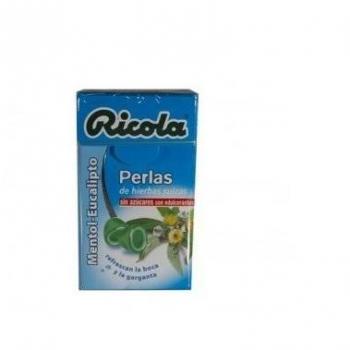 Ricola Eucalipto Perlas Sin Azúcar 25G