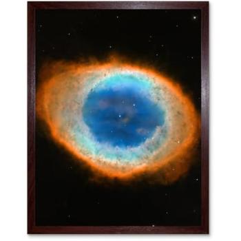Planetary Ring: Hubble's Dying Star Spectacle