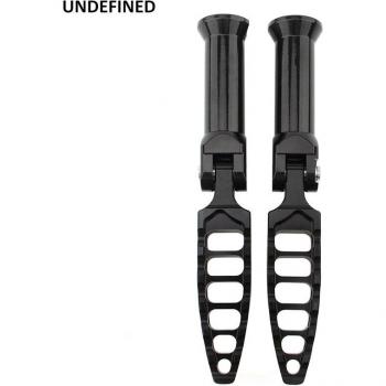 CNC Aluminum Black Foot Pegs for Harley Low Rider Fat Bob Breakout FLDE FLHC/S