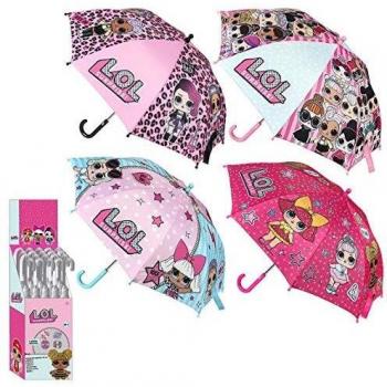 Paraguas Manual LOL Rosa 42 cm
