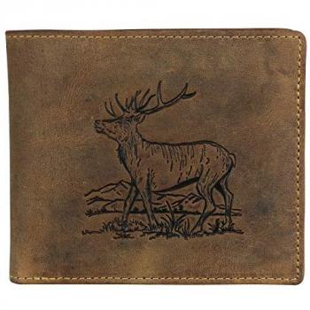 Greenburry Geldbörse Vintage Hirsch, Leder