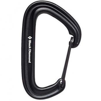 Black Diamond Litewire Black Carabiner - One