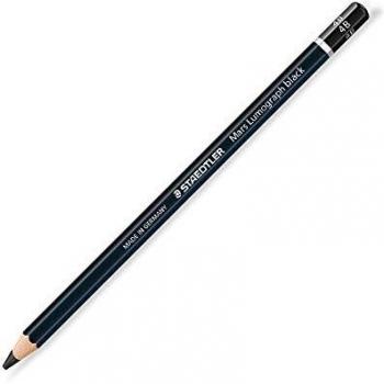 Lápiz Escritura 4B Lumograph Black – Caja de 12 unidades