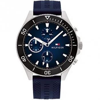 Tommy Hilfiger TH1791920 Larson Multifunctioneel Blauw Siliconen Horloge