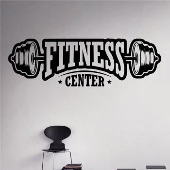 Pegatina decorativa de fitness para pared