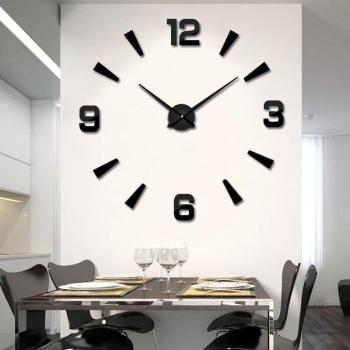 3D Number Acrylic Wall Clock