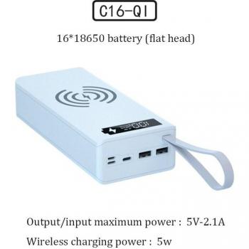 Étui de banque d'alimentation sans batterie