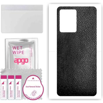 Umidigi C2 2022 Vinyl Shield – Black Leather Foil Sticker