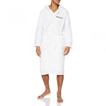 Peignoir Givova Blanc XL – Tissu Coton Pur