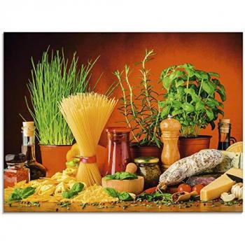 Artland Glasbild »Mediterrane Delikatessen«