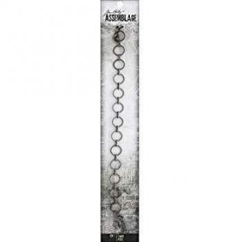 Tim Holtz Advantus Metal Chain, Gunmetal, 8”